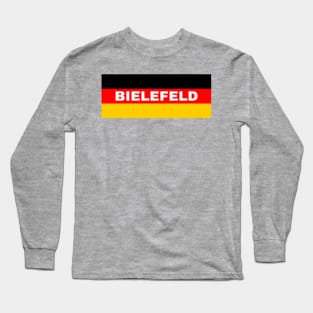 Bielefeld City in German Flag Long Sleeve T-Shirt